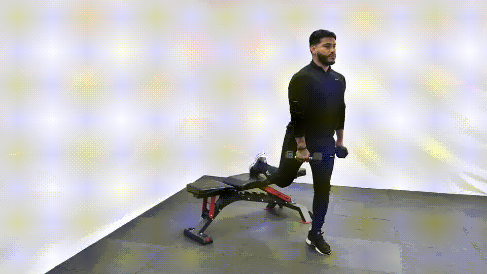 DB Bulgarian Split Squat